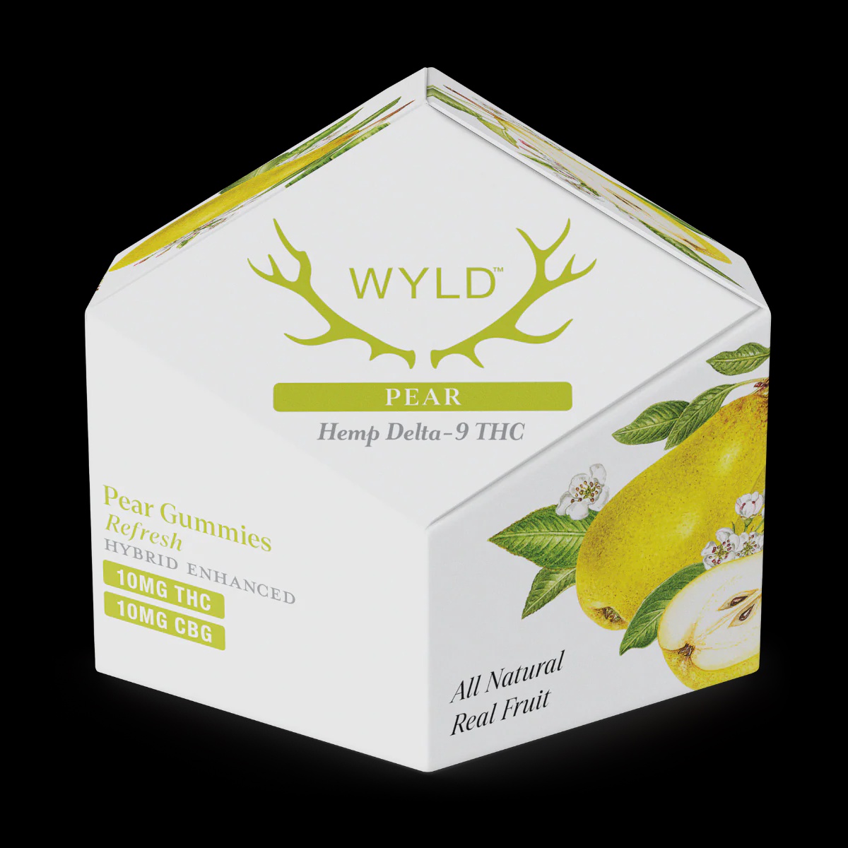 WYLD Pear Hemp Delta-9 10 mg THC 10 mg CBG